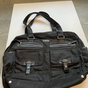 Tumi black work bag